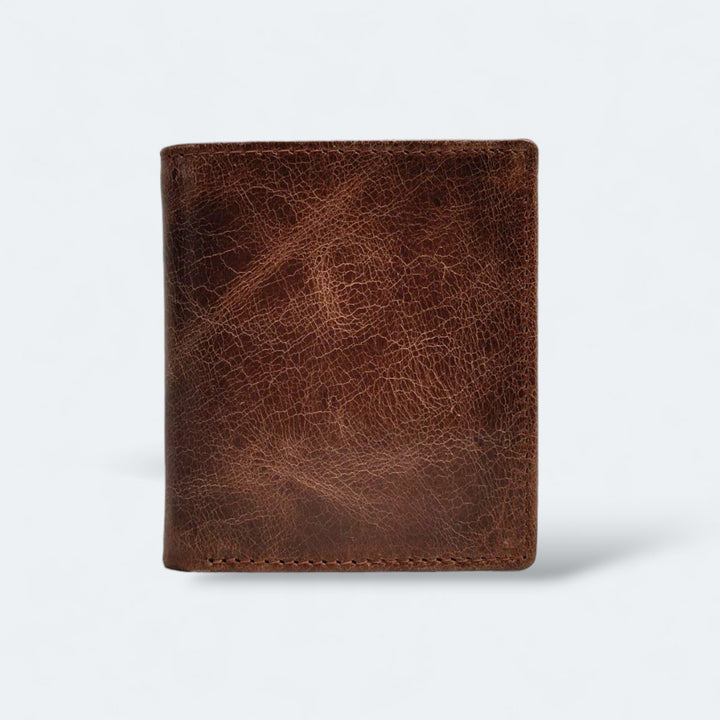 Crunch Leather Wallet for Men With Card Slot and Coin Pouch | RFID Wallet