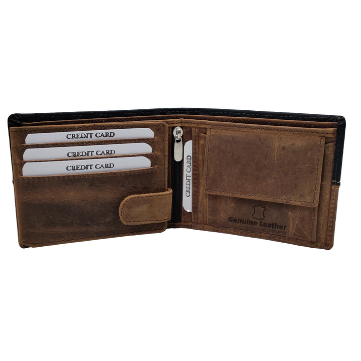 Bi-fold Leather Wallet for Men|Gift for Men | RFID Wallet