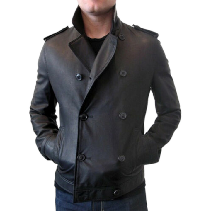 LINDSEY STREET Customized Men's Leather Jacket Stylish Leather Jacket Biker Jacket For Men's Slim Fitted Jacket