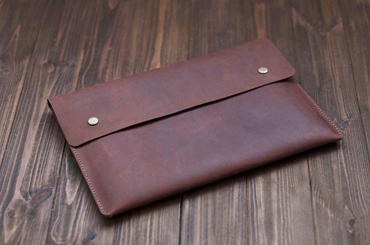 Handmade Leather Folder, Leather Document Holder, Folder Case, Office Paper Case, Macbook Leather Case, Bag For Documents, Portfolio Folder